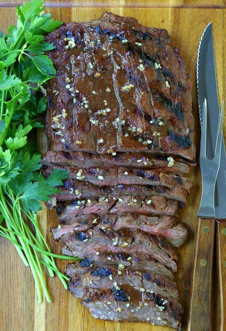 Dan's Famous Whiskey Steak is a marinated steak recipe