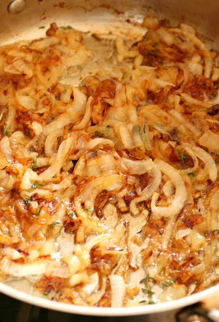 caramelized onions for chicken thigh recipe