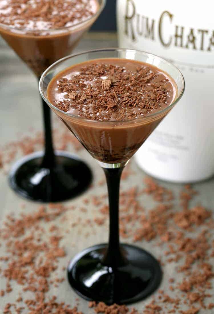 This Mississippi Mud Pie Martini is a martini version of the chocolate dessert recipe