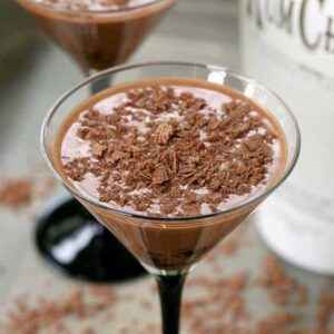 Mississippi Mud Pie Martini is a creamy, chocolate martini