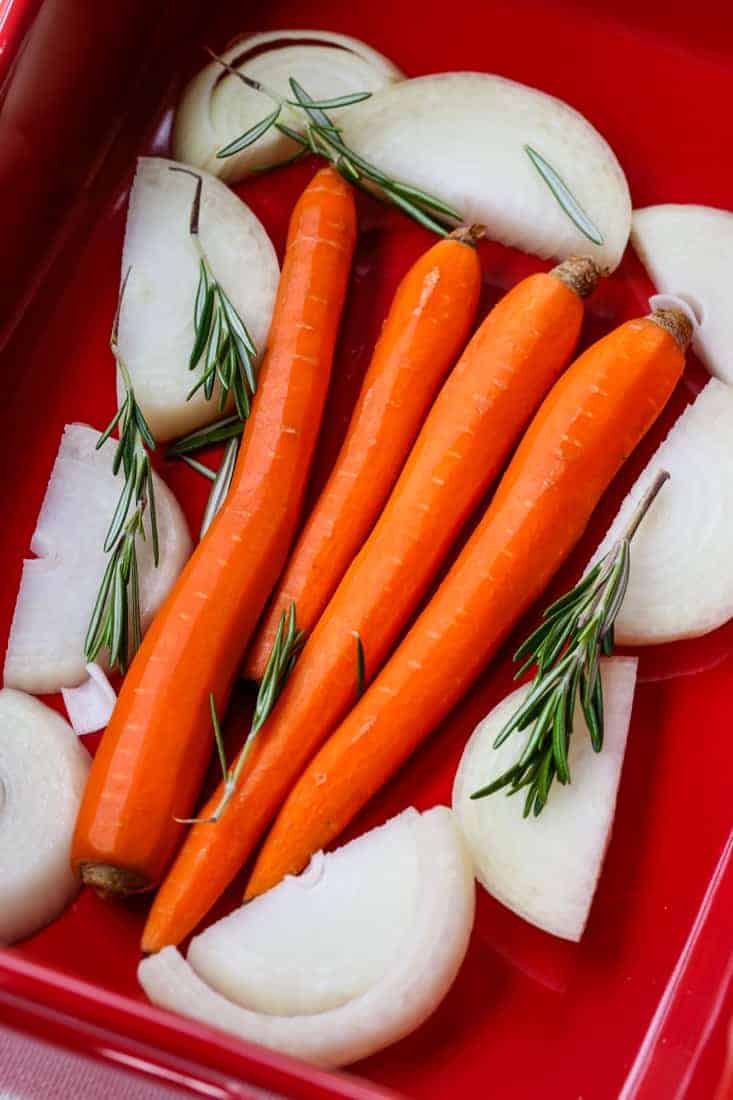 How To Cook And Carve A Turkey Breast vegetable rack