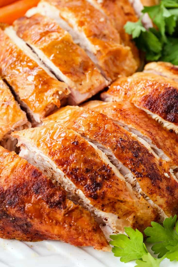 How To Cook And Carve A Turkey Breast is an easy guide for making juicy, tender turkey