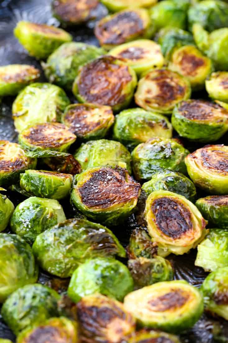 How To Make the Best Roasted Brussels Sprouts is a roasted vegetable recipe that only takes 25 minutes