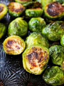 How To Make the Best Roasted Brussels Sprouts that are super crispy and perfectly seasoned