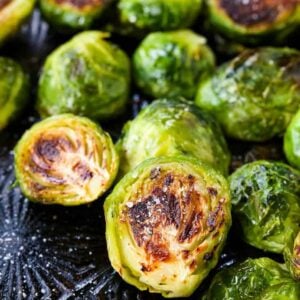 How To Make the Best Roasted Brussels Sprouts that are super crispy and perfectly seasoned