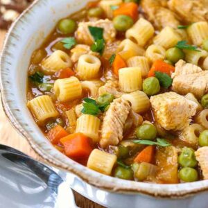 Leftover Turkey Noodle Soup is a soup recipe with leftover turkey or chicken