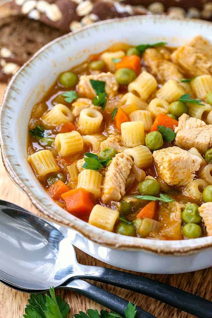 Leftover Turkey Noodle Soup is a soup recipe with leftover turkey or chicken