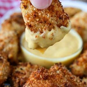 Air Fryer Chicken Nuggets are an air fryer recipe that's done in just 10 minutes