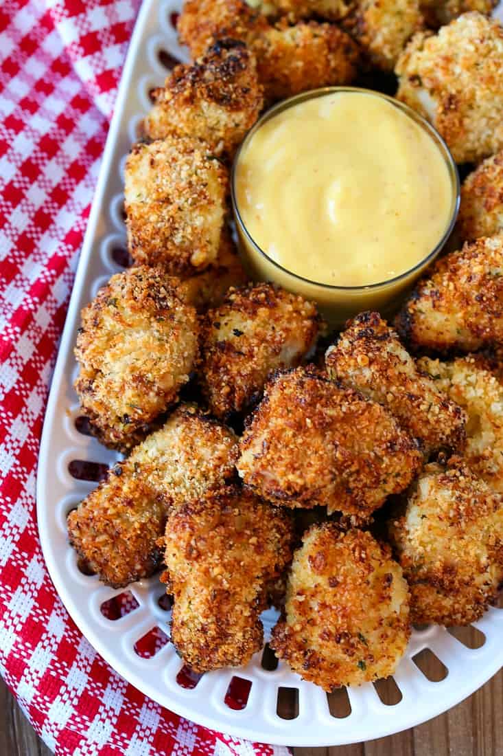 Air Fryer Chicken Nuggets are an easy chicken recipe that has only four ingredients