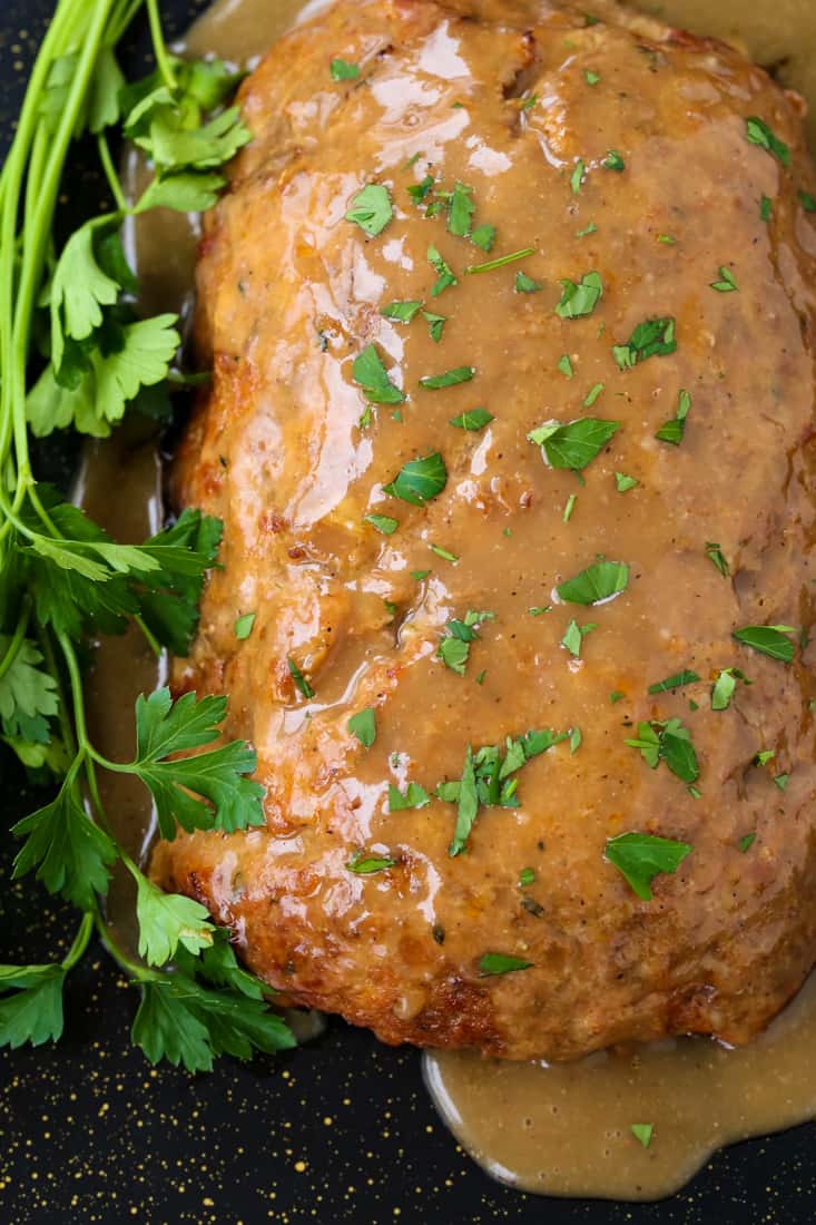 Brown Gravy Meatloaf is a meatloaf recipe for an easy dinner idea