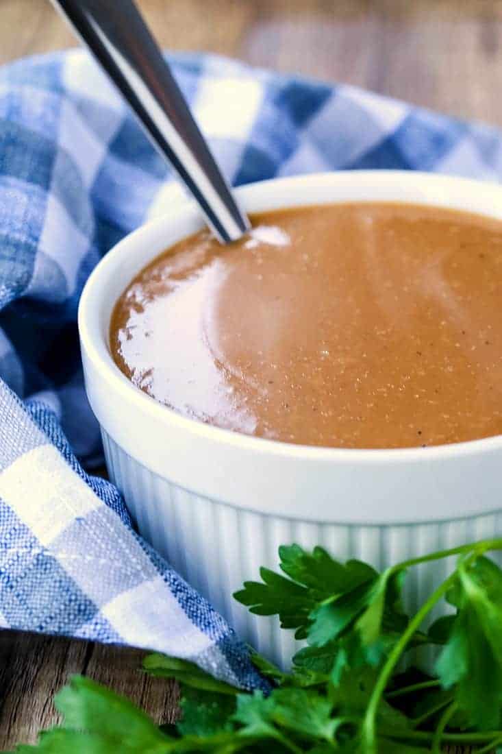 Brown Gravy Recipe is a gravy recipe made without drippings and beef broth