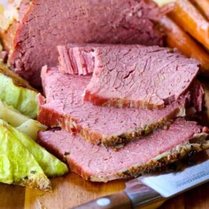 Crock Pot Corned Beef is a slow cooker recipe for corned beef and cabbage