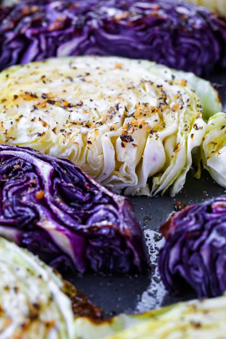 Oven Roasted Cabbage Recipe is a cabbage recipe that's cut into thick slices