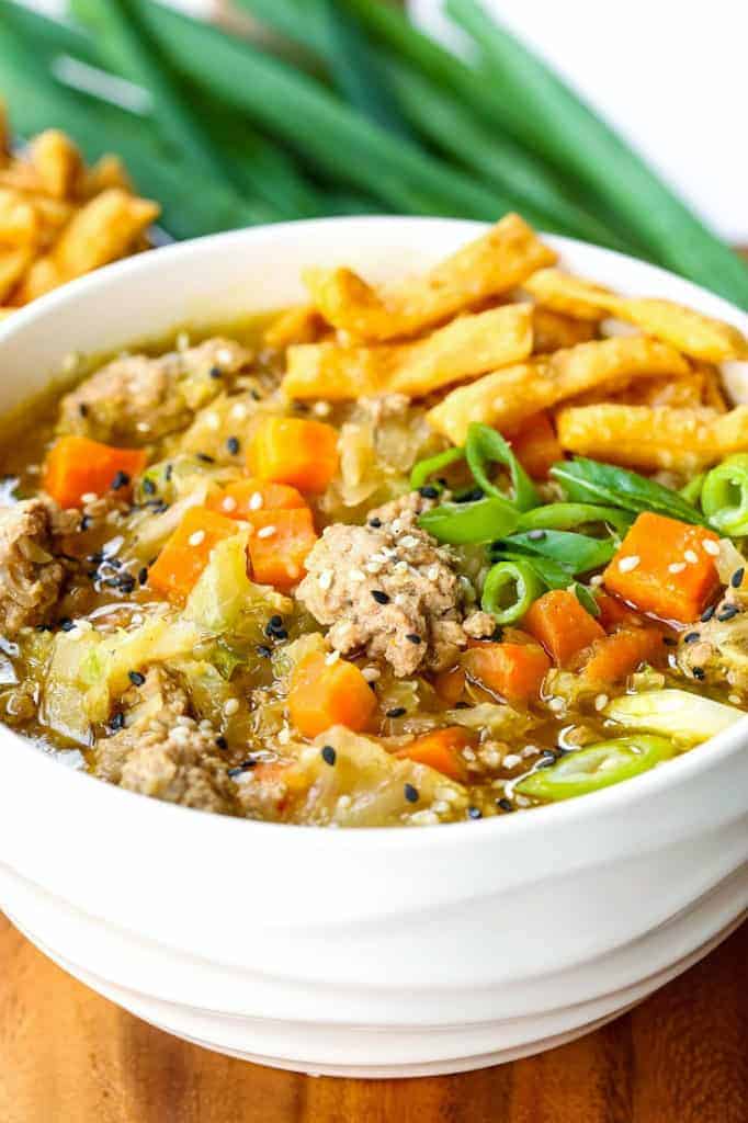 Pork Egg Roll Soup Recipe A Low Carb Soup Recipe Mantitlement