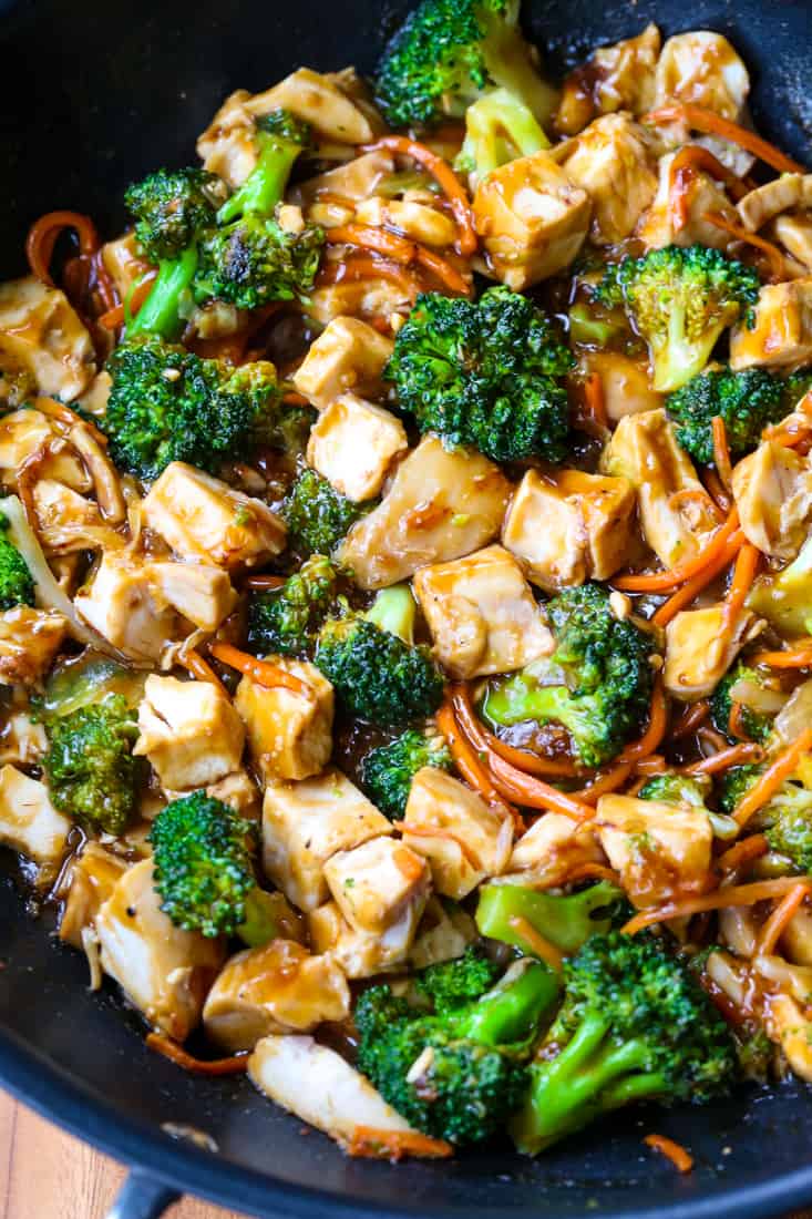 Chicken and Broccoli Stir Fry is a healthy stir fry recipe that is ready in 15 minutes
