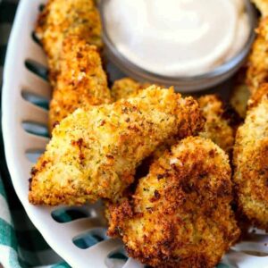 Air Fryer Ranch Chicken Nuggets are a healthy chicken recipe with ranch flavoring