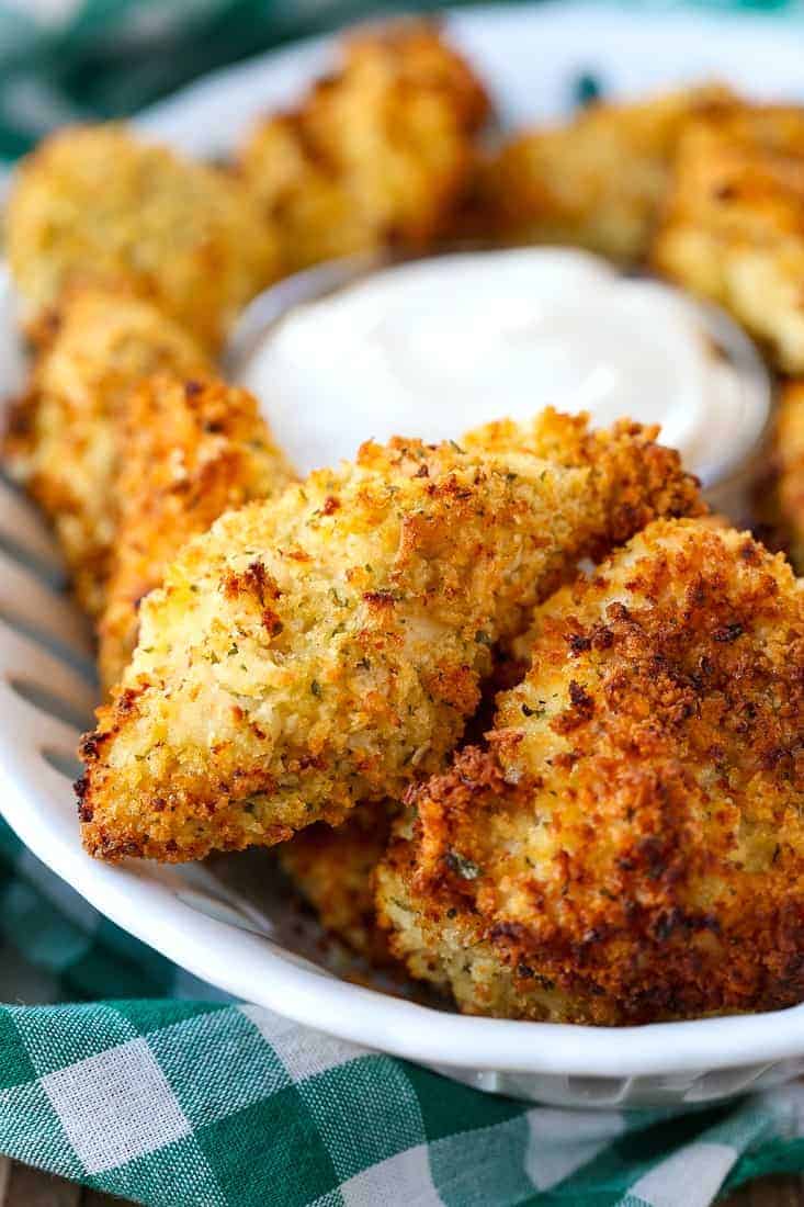 Air Fryer Ranch Chicken Nuggets are a chicken recipe that is made in an air fryer