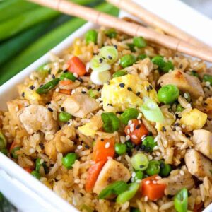 Chicken Fried Rice is a fried rice recipe you can make for an easy dinner