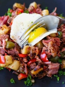 Corned Beef Hash is a breakfast or brunch recipe that uses leftover corned beef