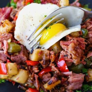 Corned Beef Hash is a breakfast or brunch recipe that uses leftover corned beef