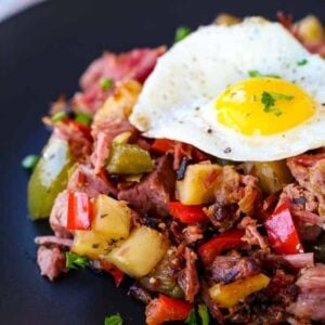 Corned Beef Hash recipe is perfect for brunch or dinner!