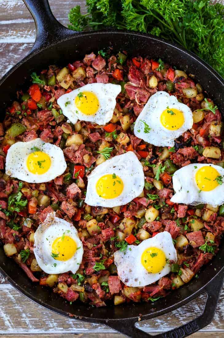 Corned Beef Hash Recipe | Easy Leftover Corned Beef Recipe