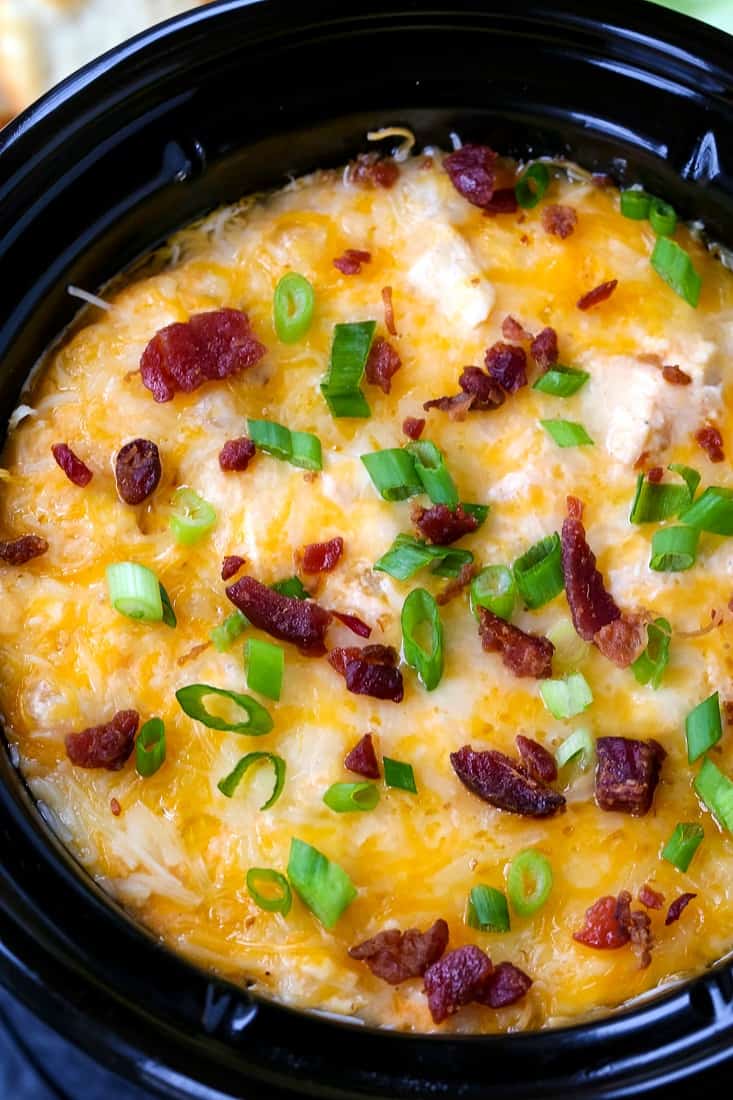 Crock Pot Buffalo Chucken Dip is an easy chicken recipe that's perfect for appetizers