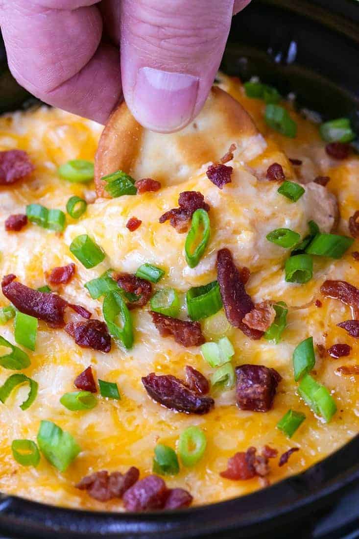 Crockpot Buffalo Chicken Dip Recipe