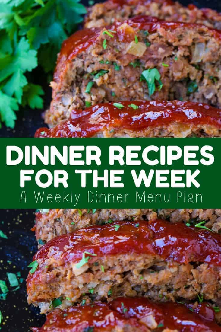 Dinner Recipes Part 4 | Weekly Dinner Planner | Mantitlement