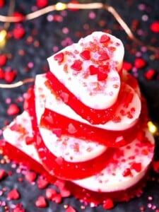 Valentine's Day Jello Shots are a jello shot recipe made with RumChata