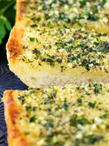 This Classic Garlic Bread Recipe has the perfect amount of butter and garlic