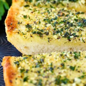 This Classic Garlic Bread Recipe has the perfect amount of butter and garlic