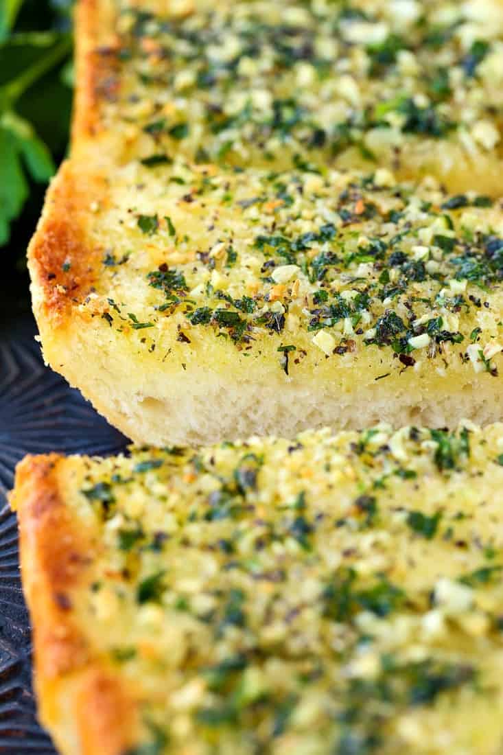 This Classic Garlic Bread Recipe has the perfect amount of butter and garlic