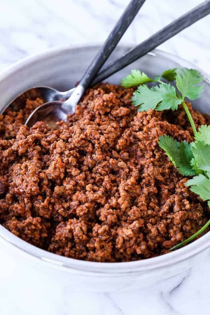 Homemade Beef Taco Meat is a recipe for taco meat that can be used on tacos or other dinners