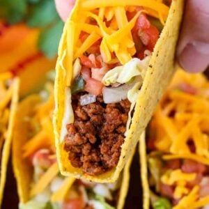 Homemade Beef Taco Meat is a taco recipe that used homemade taco meat