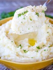 Perfectly Smooth Mashed Potatoes are the fluffiest mashed potato recipe ever!