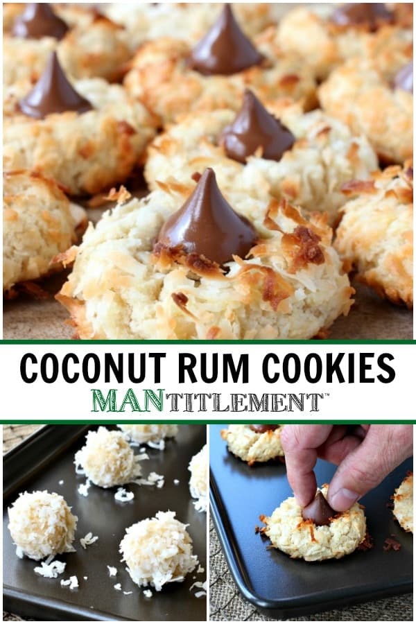 Coconut Rum Cookies are an easy cookie recipe 