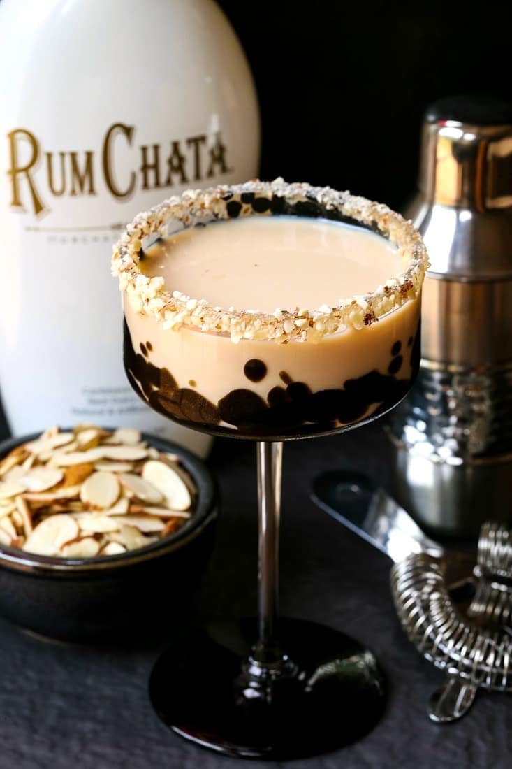 RumChata Toasted Almond Cocktail is a dessert cocktail made with RumChata