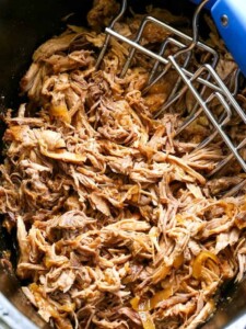 Slow Cooker Pulled Pork is an easy pulled pork recipe that can be used in many different recipes