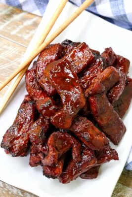 Chinese Boneless Spare Ribs in the Oven