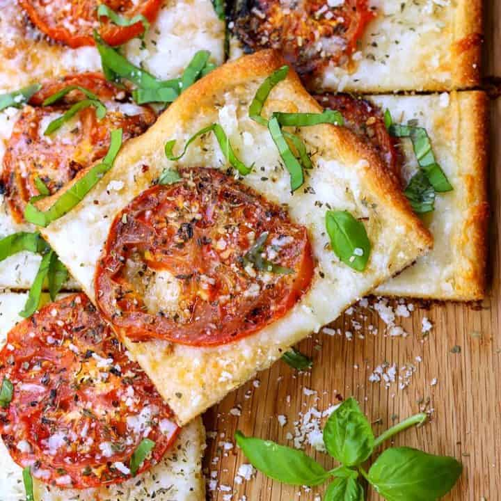 Roasted Tomato Basil Pizza Mantitlement