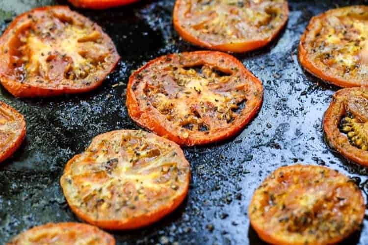 Roasted Tomato Basil Pizza is a pizza recipe that is topped with cheese and fres tomatoes