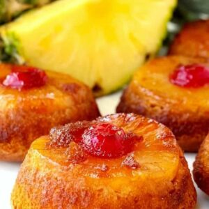 Pineapple Upside Down Whiskey Cakes is a dessert recipe for parties