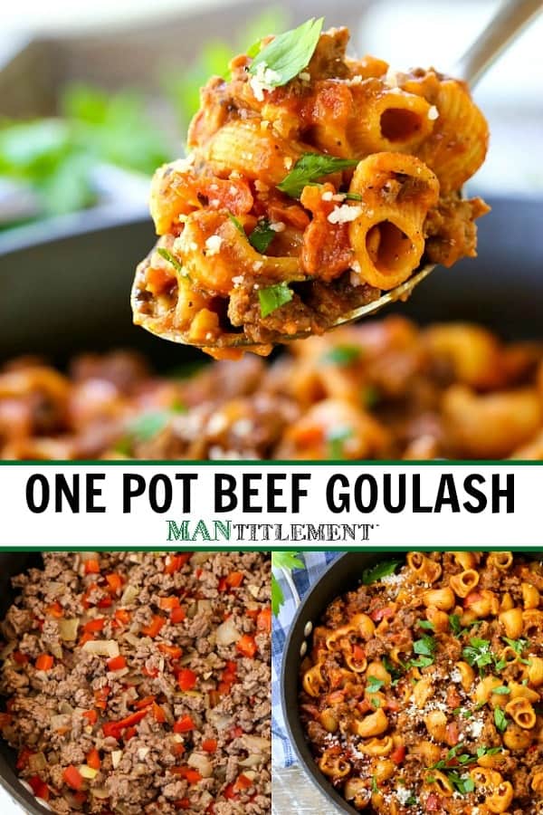 beef goulash recipe collage for pinterest