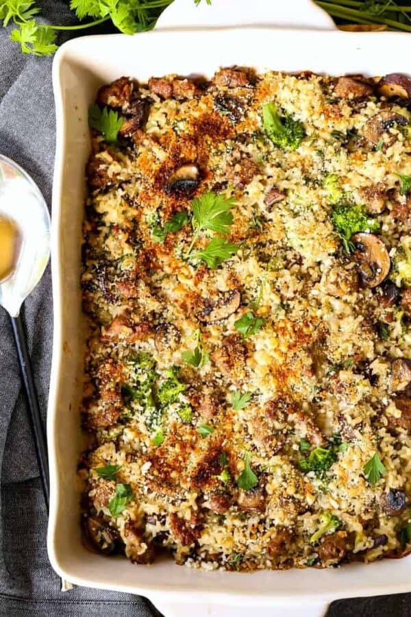 Sausage and Broccoli Casserole Recipe Mantitlement