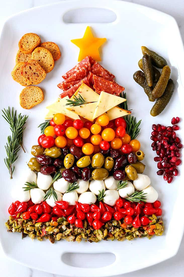 christmas antipasto platter for holiday appetizers