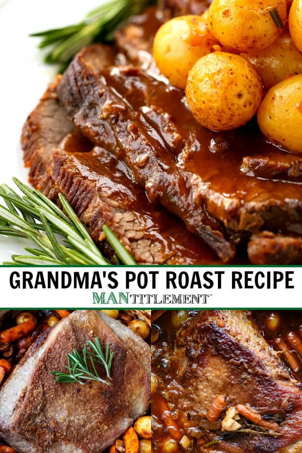 pot roast recipe picture collage for pinterest