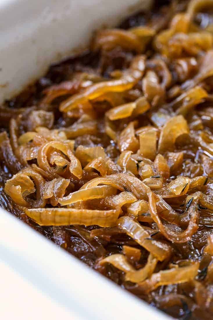 Slow Cooker Caramelized Onions | Mantitlement