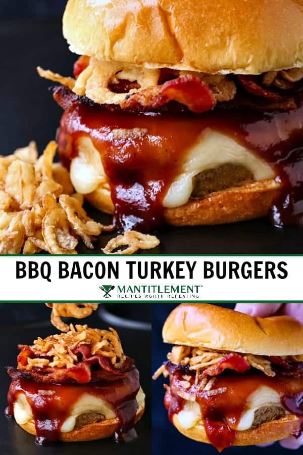 BBQ Bacon Turkey Burgers Addicting Burger Recipe Mantitlement
