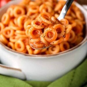 pasta recipe with a quick homemade sauce